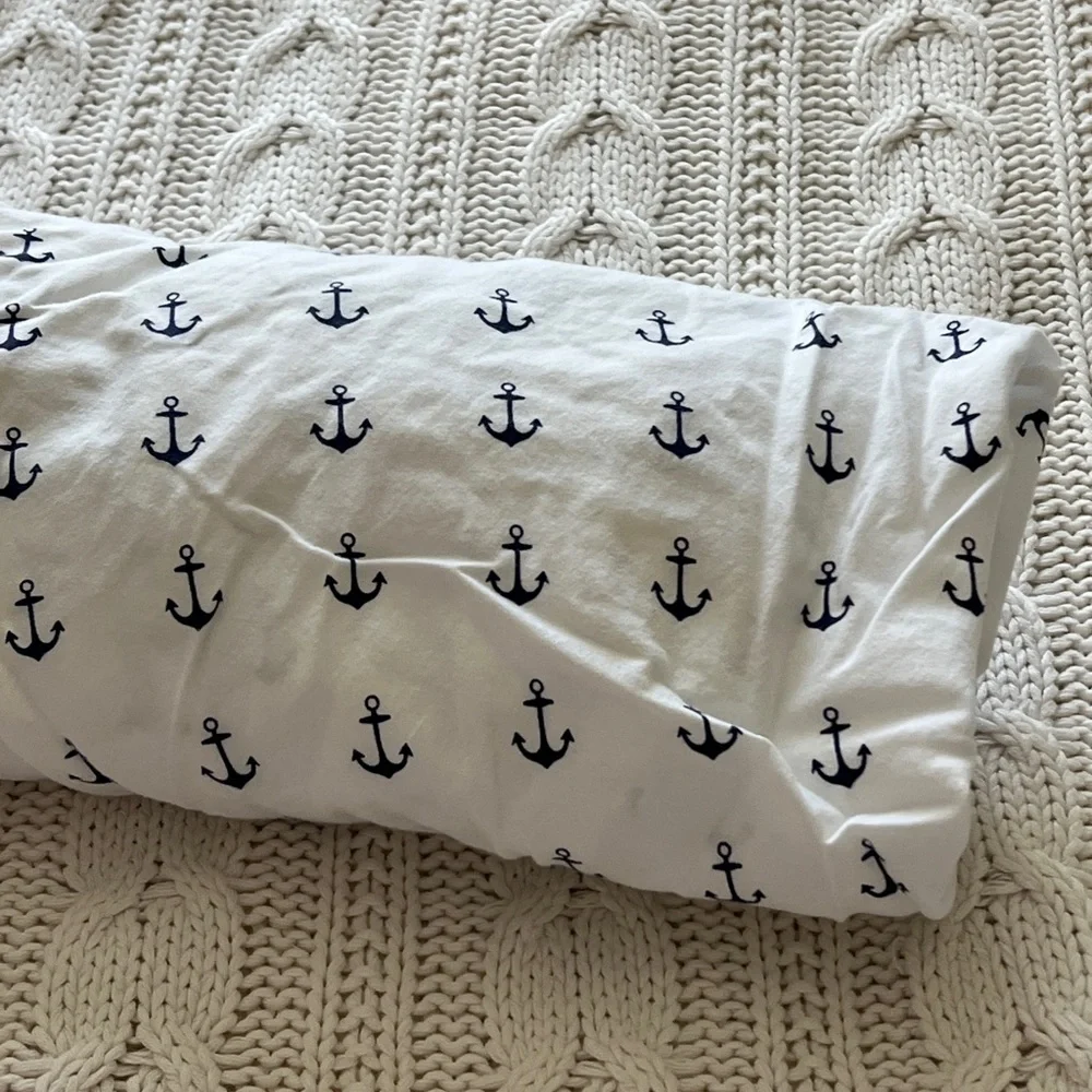 Nautical Anchor Crib Sheet - Picture 3 of 8